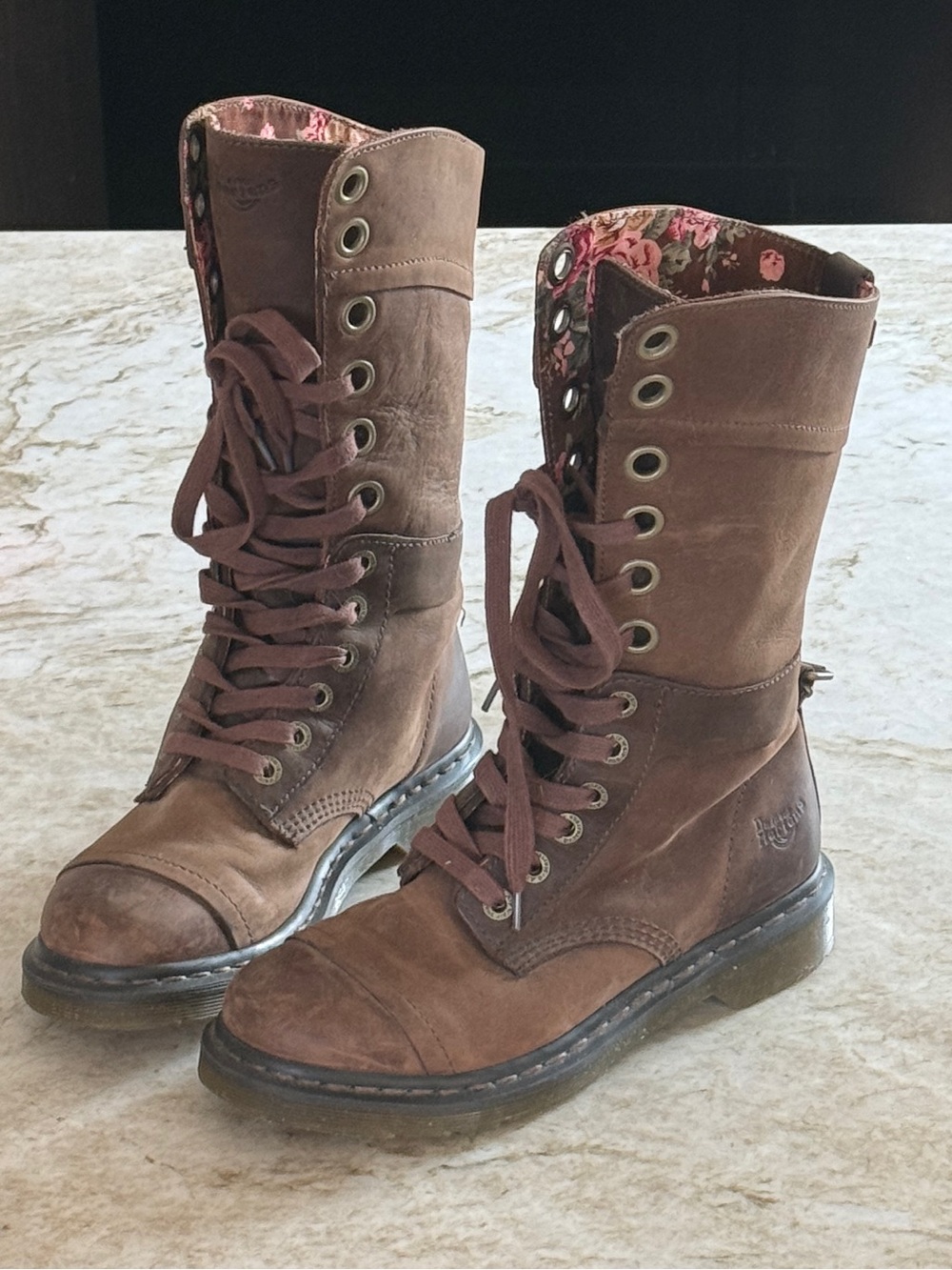 Dr Martens Triumph 1914 Brown Lace-Up Women's Boots
